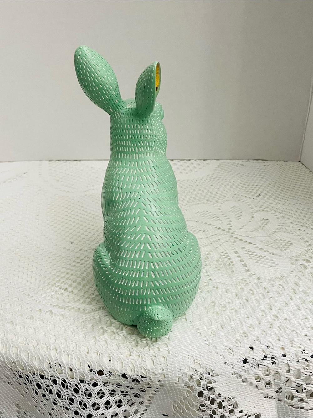 Mint Green Decorative Rabbit Figurine - Picture 5 of 5